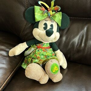 New Disney Parks Minnie Mouse Main Attraction Enchanted Tiki Room Plush LR 5/12